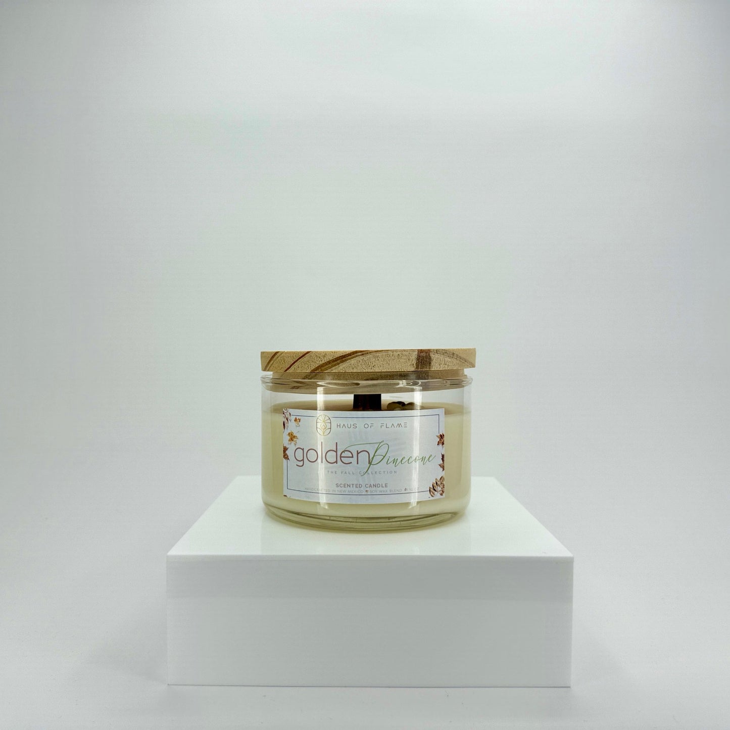 Golden Pinecone (Limited Edition) | 10oz Candle