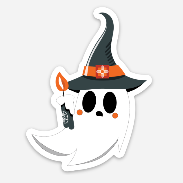 Ghostin' & Toastin' Sticker