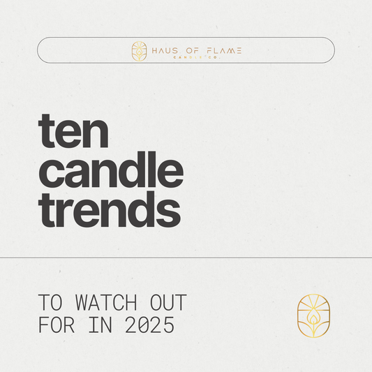 Top 10 Candle Trends to Watch in 2025