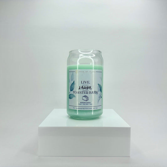 Live Laugh Toaster Bath | 12oz Candle