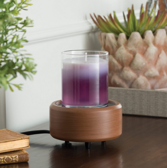 2-in-1 Pewter Walnut Warmer