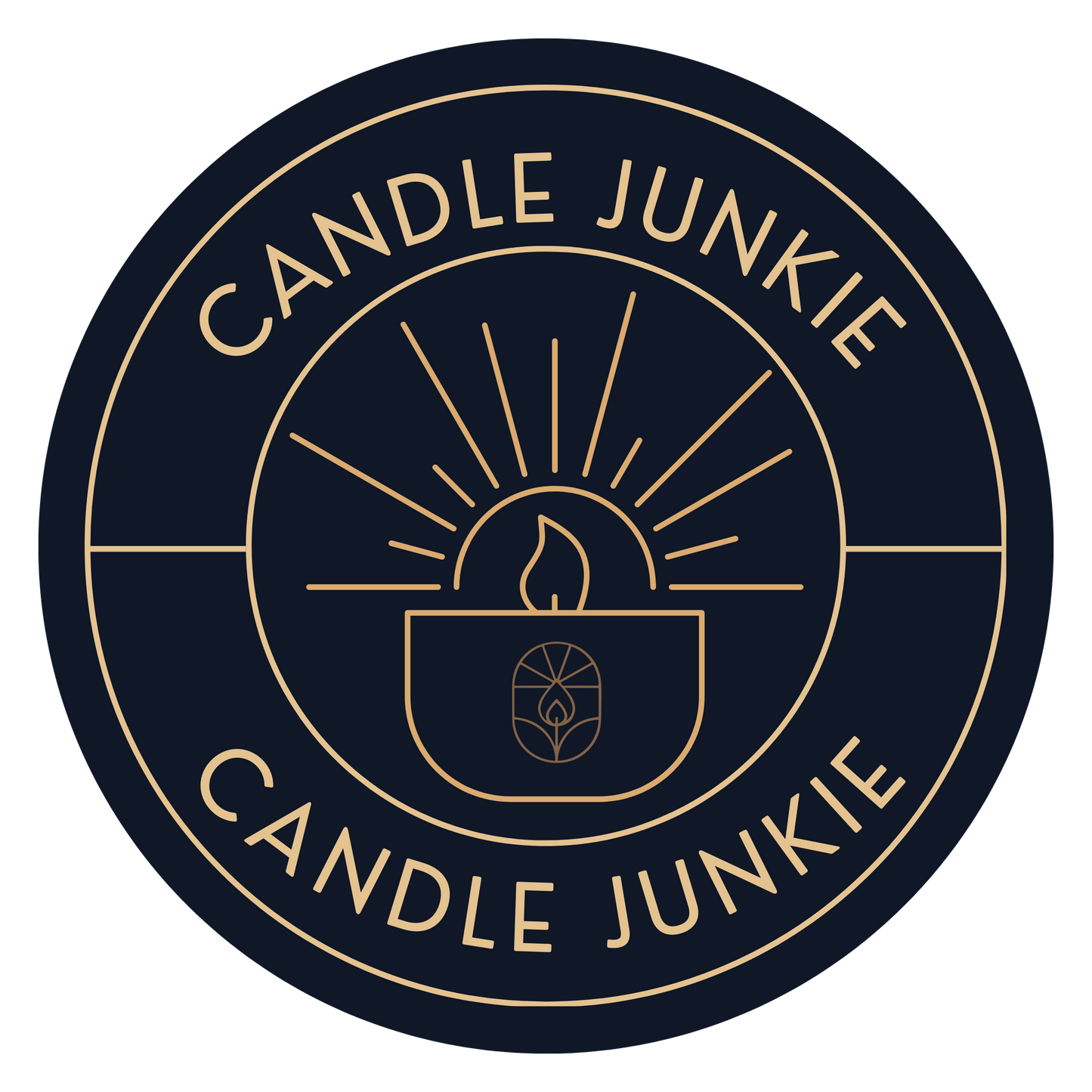 Candle Junkie Sticker